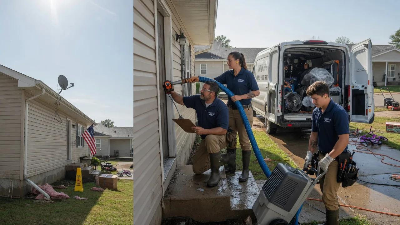 Ceiling Water Damage Restoration in Altus, AR near me